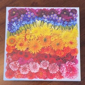 Colorful Galison Floral Puzzle 500 pcs